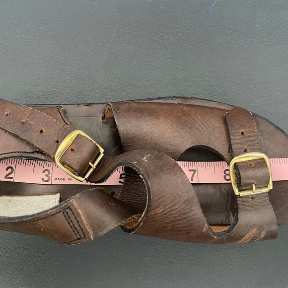 Pre-Owned Guatemalan Artisanal Leather Sandals – Size 38 (US 8) - Picture 6 of 6